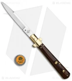 AGA Campolin 11" Frosolone Bayonet Stiletto Knife Cocobolo/Brass (5" Satin) 9 AGA Campolin 11" Frosolone Bayonet Stiletto Knife Cocobolo/Brass (5" Satin) -Knife Promotion Shop AGA Frosolone Cocobolo Brass 11in Bayo BP 29293 jr bottlecap