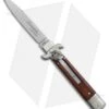 AKC Leverletto 7.75" Lever Lock Auto Italian Knife Cocobolo (3.2" Satin Flat)