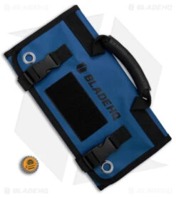 Blade HQ Knife Roll Nylon Carry Case - Blue -Knife Promotion Shop Blade HQ Knife Roll Nylon Carry Case Blue BHQ 83223 td size