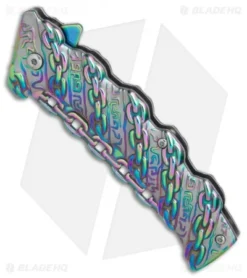 Boker Magnum Chained Rainbow Spring Assisted Knife (3.375" Spectrum) 01MB635 -Knife Promotion Shop Boker Magnum Chained Rainbow BHQ 80865 er spine