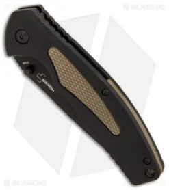Boker Plus Gemini NGA Spring Assisted Knife Black/Coyote (3.5" Black) 01BO502 -Knife Promotion Shop Boker Plus Gemini NGA Black Coyote black BHQ 80767 er spine