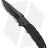 Boker Plus Gemini NGA Spring Assisted Knife Black (3.5" Black Serr) 01BO503