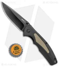 Boker Plus Gemini NGA Spring Assisted Knife Black/Coyote (3.5" Black) 01BO505 -Knife Promotion Shop Boker Plus Gemini NGA SA Black Coyote Black 01BO505 BHQ 105722 jr bottlecap