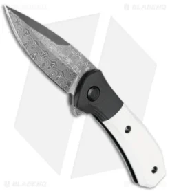 Buck Knives Buck 590 Paradigm Limited Edition Spring Assisted Knife Ivory G-10 (3" Damascus)