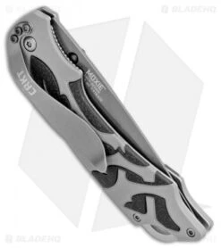 CRKT Lerch Moxie Knife Gray/Black Spring Assisted (3.29" Grey Plain) 1102 -Knife Promotion Shop CRKT Merch Moxie Gray Black SA Grey Plain 1102 BHQ 18527 jr side