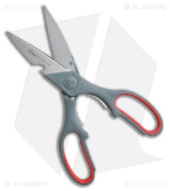 Clauss True Prof 8.25in Shears Gray/Red CL18052 Utility Scissors -Knife Promotion Shop Clauss 8 in True Prof BHQ 134600 td open