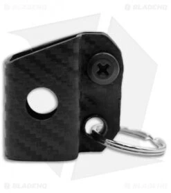 Clip & Carry Kydex Sheath Keychain For Gerber Dime (Black CF)