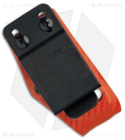 Clip & Carry Kydex Sheath Keychain For Leatherman Skeletool (Orange CF) 2 Clip & Carry Kydex Sheath Keychain For Leatherman Skeletool (Orange CF) - Image 2