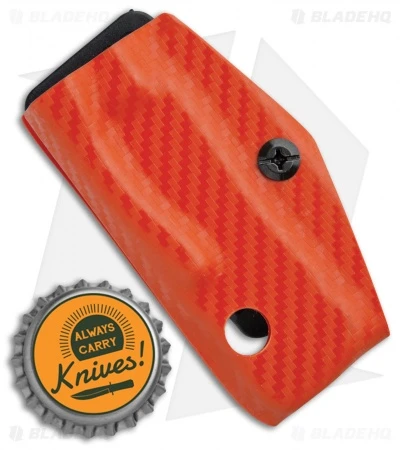 Clip & Carry Kydex Sheath Keychain For Leatherman Skeletool (Orange CF) 3 Clip & Carry Kydex Sheath Keychain For Leatherman Skeletool (Orange CF) - Image 3
