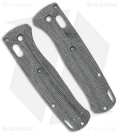 Flytanium Custom Crossfade Micarta Scales For Benchmade Bugout - Black Canvas