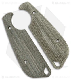 Flytanium Custom CRKT Minimalist Flex Scales - Green Micarta