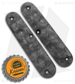 Flytanium Custom Raindrop CF Scales For Victorinox Cadet Swiss Army Knife (84mm) -Knife Promotion Shop Flytanium Custom Raindrop CF Contoured Scales for Victorinox Cadet Swiss Army Knife BHQ 121542 jr bottlecap