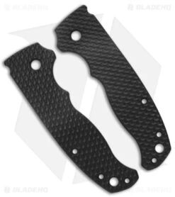 Flytanium Custom Wavelength Black G-10 Scales For Demko AD 20.5 Knife