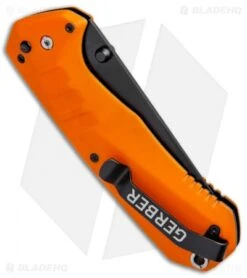 Gerber Haul A/O Spring Assisted Knife Orange GFN (3.1" Black) 30-001398 -Knife Promotion Shop Gerber Haul AO SA Orange GFN Black 30 001398 BHQ 67398 jr side