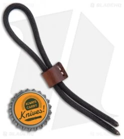 Greg Stevens Design Leather Zipper Pull Lanyard - Coffee/White 3 Greg Stevens Design Leather Zipper Pull Lanyard - Coffee/White -Knife Promotion Shop Greg Stevens Design Leather Zipper Pull Lanyard Coffee White BHQ 105734 jr bottlecap
