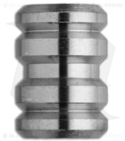Grumpy's EDC Titanium Tank Bead - Machined Finish
