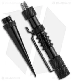 Jig Pro Shop Knotter's Tool Aluminum Fid + 3 Black Steel Stitching Needles -Knife Promotion Shop Jig Pro Shop Knotters Tool Needles KTII BLK SS BHQ 26726 jr open