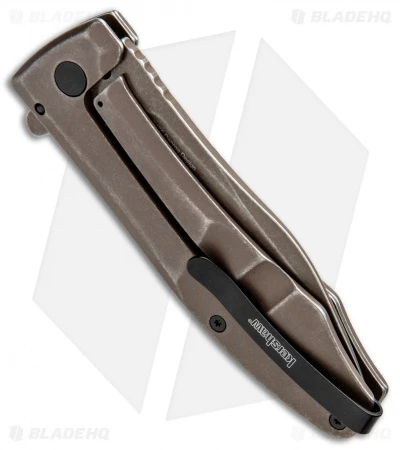 Kershaw Boilermaker Assisted Opening Frame Lock Knife Brown (3.3" Brown) 3475 3 Kershaw Boilermaker Assisted Opening Frame Lock Knife Brown (3.3" Brown) 3475 - Image 3