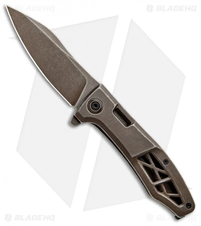 Kershaw Boilermaker Assisted Opening Frame Lock Knife Brown (3.3" Brown) 3475 1 Kershaw Boilermaker Assisted Opening Frame Lock Knife Brown (3.3" Brown) 3475