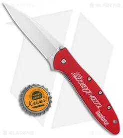 Kershaw Leek Assisted Opening Liner Lock Knife Red Snap On (3" Bead Blast) 7 Kershaw Leek Assisted Opening Liner Lock Knife Red Snap On (3" Bead Blast) -Knife Promotion Shop Kershaw Leek Assited Opening LL Red Snap On BB KS1660RAT BHQ 99879 jr bottlecap