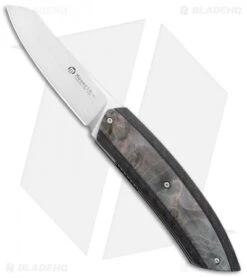 Maserin AM5 Liner Lock Knife Green Maple Carbon Fiber (3.25 Satin) 375RV