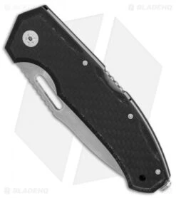 Maserin Nimrod Lockback Knife Carbon Fiber (3.5" Stonewash) 480CN 6 Maserin Nimrod Lockback Knife Carbon Fiber (3.5" Stonewash) 480CN -Knife Promotion Shop Maserin Nimrod Carbon Fiber BHQ 85042 er spine