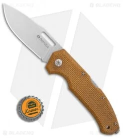 Maserin Nimrod Lockback Knife Desert Canvas Micarta (3.5" Stonewash) 480MD -Knife Promotion Shop Maserin Nimrod Desert Canvas Micarta BHQ 85043 er bottlecap