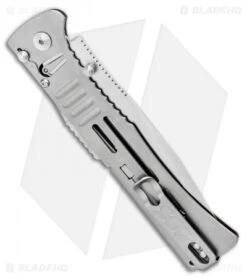 SOG SlimJim XL Bead Blast Assisted Opening Knife (4.18" Satin) SJ-51 -Knife Promotion Shop SOG SlimJim XL Bead Blast Assisted Opening Knife 4.18 Satin SJ 51 BHQ 11536 LS Side