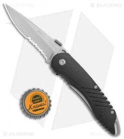 Schrade Extreme Survival Spring Assisted Knife Black ABS (3" BB Serr) SCHAS1 -Knife Promotion Shop Schrade Extreme Survival Black ABS BB Serr SCHAS1 BHQ 71149 jr bottlecap 2
