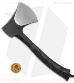 Schrade Full Tang Hatchet Black TPE (Black/Satin) SCAXE10 -Knife Promotion Shop Schrade Hatchet black TPE black satin SCAXE10 BHQ 62007 er size