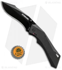 Schrade Shiznit MAGIC Spring Assisted Knife Black (3.375" Black) -Knife Promotion Shop Schrade Shiznit MAGIC SA Black Black SCHA13B BHQ 61999 jr bottlecap