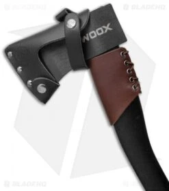 WOOX AX1 Hatchet Axe Hickory - Phantom -Knife Promotion Shop WOOX AX1 Phantom Tomahawk Total Black BHQ 125236 jr sheath