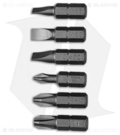 Wiha Tools 6 Piece Phillips/Standard Screwdriver Bit Set - 71056