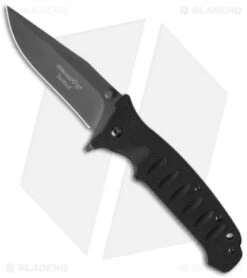 BlackFox Tactical 112T Clip Point Spring Assisted Knife (3.75" Gray)