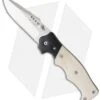 CRKT The Natural 2 Spring Assisted Knife White Bone & G10 (3.25" Plain) 7080