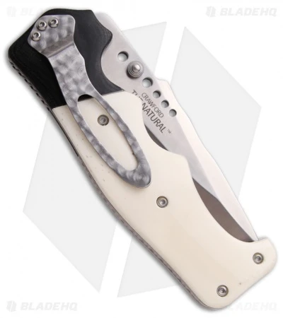 CRKT The Natural Spring Assisted Knife White Bone & G10 (3.88" Satin Plain) 7085 2 CRKT The Natural Spring Assisted Knife White Bone & G10 (3.88" Satin Plain) 7085 - Image 2