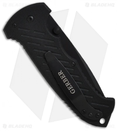 Gerber 06 FAST Knife Spring Assisted (3.8" Black Serr) 30-000118 2 Gerber 06 FAST Knife Spring Assisted (3.8" Black Serr) 30-000118 - Image 2