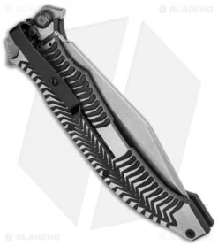 HTM Darrel Ralph AXD 5.5 Spring Assisted Knife Two-Tone Ti (5.5" Stonewash) -Knife Promotion Shop htm axd assist sw bowie cm side