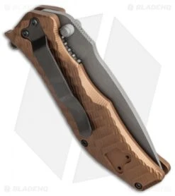 HTM Darrel Ralph Gun Hammer Torpedo Spring Assisted Knife Copper (3.5" Gray) -Knife Promotion Shop htm gun hammer copper torpedo bhq 36299 cm side