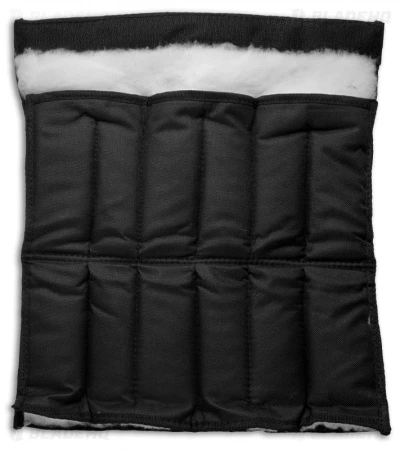 12 Knife Attache Storage Case Pouch (Black Nylon / Fleece Lined) 2 12 Knife Attache Storage Case Pouch (Black Nylon / Fleece Lined) - Image 2