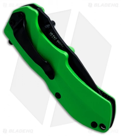 Schrade SCHA7GR Spring Assisted Knife Clip Point Green (3.25" Black) 2 Schrade SCHA7GR Spring Assisted Knife Clip Point Green (3.25" Black) - Image 2