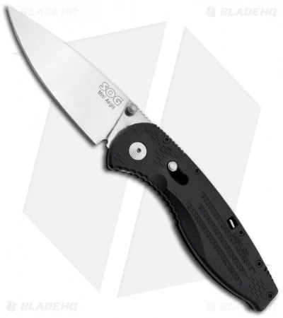 SOG Aegis Mini Assisted Opening Knife (3" Satin) AE-21 1 SOG Aegis Mini Assisted Opening Knife (3" Satin) AE-21